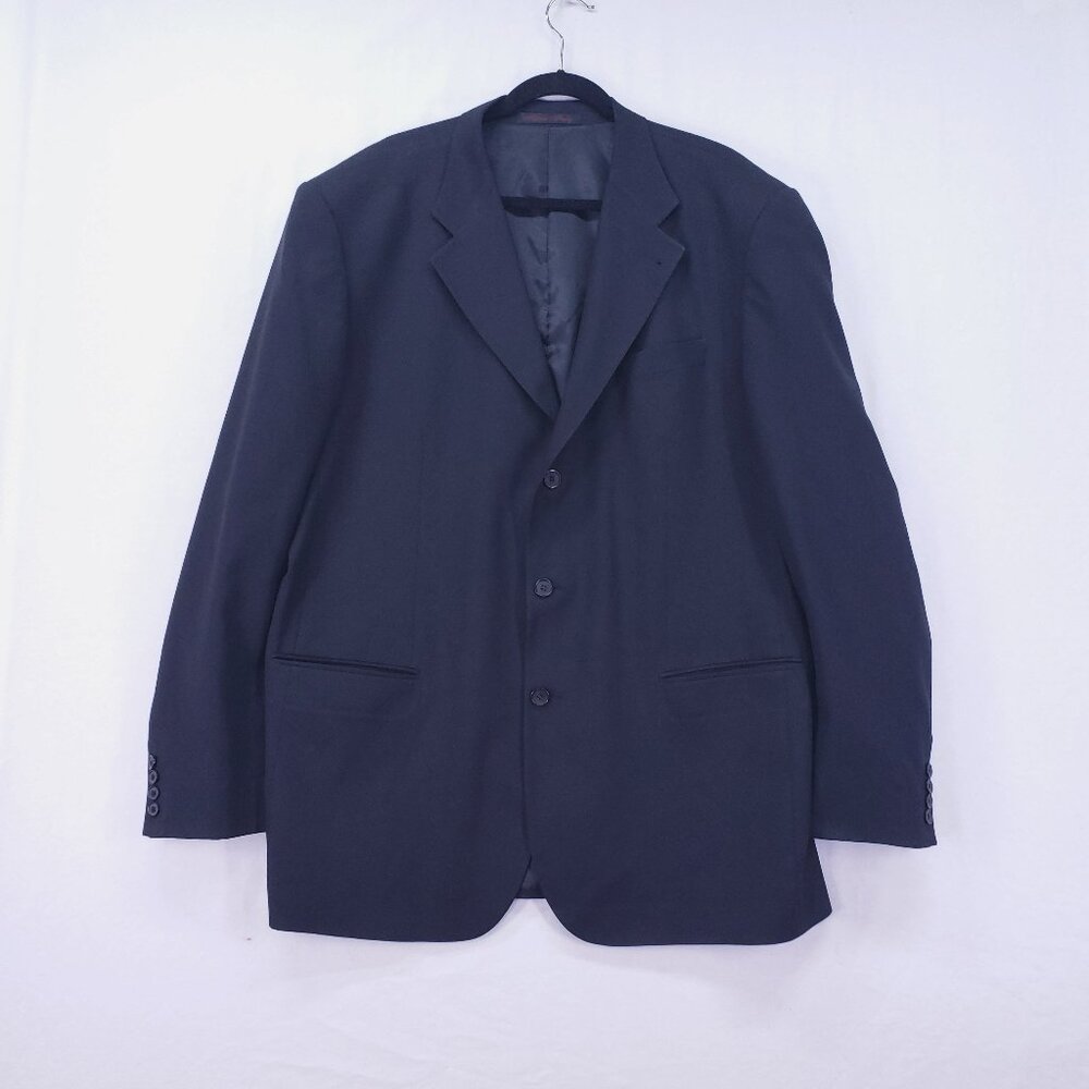 Giorgio Cosani Blazer Suit Jacket Milano Italy Men's Hand Tailored Black